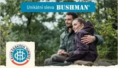 Slevová akce firmy Bushman pro členy KČT